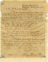 [Letter from Sam Houston to Hon. William Henry Daingerfield, February 1843]