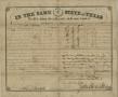 Letter: [Land Patent Issued to James H. Lawrence by the State of Texas, Septe…