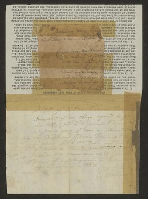 Primary view of [Promissory Note to Manuel García]