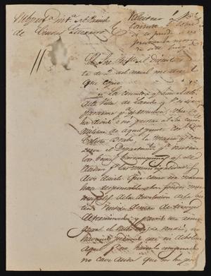 Primary view of [Letter from Policarzo Martinez to the Laredo Alcalde, June 4, 1844]
