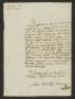 Letter: [Letter from José García to the Laredo Ayuntamiento, February 17, 183…
