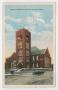 Postcard: [Drawing of First Presbyterian Church in El Paso]