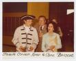 Photograph: [Photograph of Governor and Mrs. Briscoe with Costumed Town Crier]