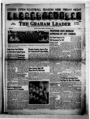 Primary view of The Graham Leader (Graham, Tex.), Vol. 74, No. 7, Ed. 1 Thursday, September 22, 1949