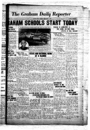 Primary view of object titled 'The Graham Daily Reporter (Graham, Tex.), Vol. 1, No. 13, Ed. 1 Monday, September 17, 1934'.