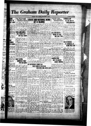 Primary view of object titled 'The Graham Daily Reporter (Graham, Tex.), Vol. 1, No. 19, Ed. 1 Monday, September 24, 1934'.