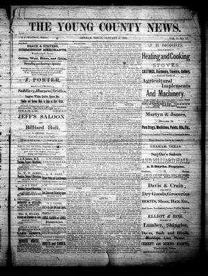 Primary view of object titled 'The Young County News. (Graham, Tex.), Vol. 1, No. 17, Ed. 1 Thursday, January 8, 1885'.
