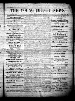 Primary view of The Young County News. (Graham, Tex.), Vol. 1, No. 19, Ed. 1 Thursday, January 22, 1885