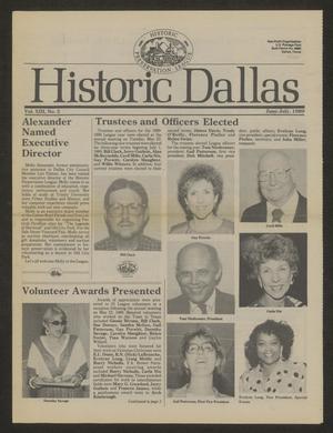 Historic Dallas, Volume 13, Number 3, June-July 1989