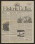 Journal/Magazine/Newsletter: Historic Dallas, Volume 13, Number 6, December 1989-January 1990