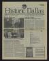 Journal/Magazine/Newsletter: Historic Dallas, Volume 6, Number 14, June 1985