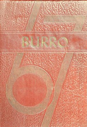 The Burro, Yearbook of Mineral Wells High School, 1967