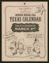 Text: [Calendar: The 2001-2002 Bonafide Original Real Texas Calendar]