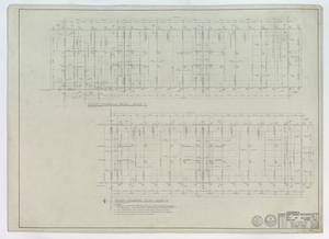 Primary view of object titled 'High School Building Abilene, Texas: Roof Framing Plan Wing 'A' & 'C''.