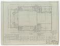 Thumbnail image of item number 1 in: 'High School Gymnasium Abilene, Texas: First Floor Plan'.