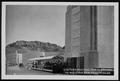 Postcard: [Postcard image of "Visitors Waiting For Elevator To Boulder Dam Powe…