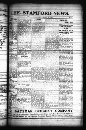 Primary view of The Stamford News. (Stamford, Tex.), Vol. 6, No. 51, Ed. 1 Friday, February 16, 1906