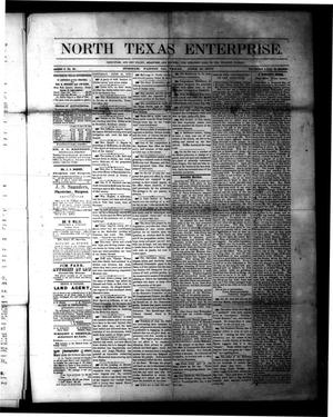Primary view of North Texas Enterprise. (Bonham, Tex.), Vol. 3, No. 46, Ed. 1 Saturday, June 21, 1873