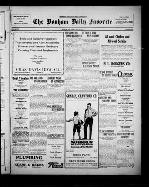 Primary view of The Bonham Daily Favorite (Bonham, Tex.), Vol. 20, No. 146, Ed. 1 Friday, January 18, 1918