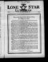 Primary view of The Lone Star Lutheran (Seguin, Tex.), Vol. 12, No. 5, Ed. 1 Monday, December 16, 1929