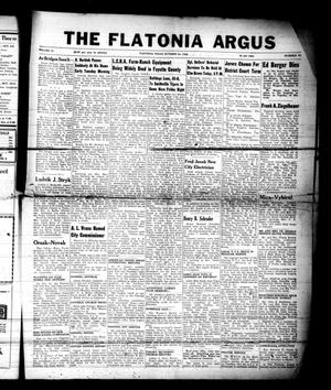 Primary view of The Flatonia Argus (Flatonia, Tex.), Vol. 73, No. 43, Ed. 1 Thursday, October 21, 1948