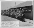 Photograph: [Photograph of Governor James V. Allred in the Chow Line]