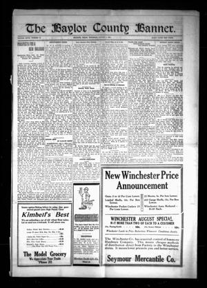 The Baylor County Banner. (Seymour, Tex.), Vol. 27, No. 45, Ed. 1 Thursday, August 3, 1922