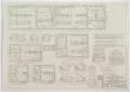 Technical Drawing: Army Mobilization Buildings: Floor Plans