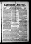 Newspaper: La Grange Journal. (La Grange, Tex.), Vol. 33, No. 3, Ed. 1 Thursday,…